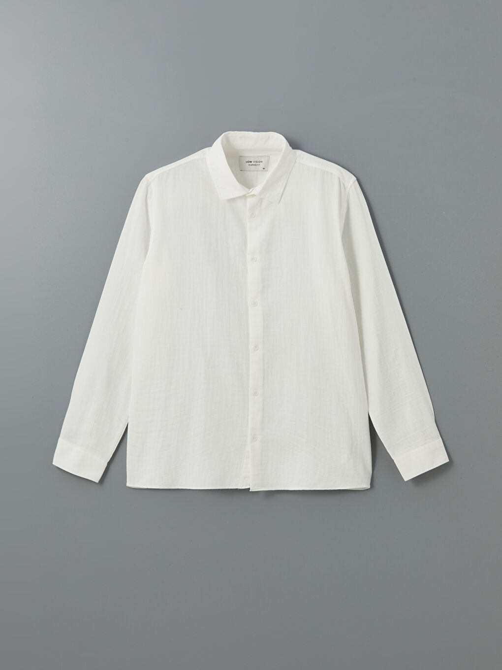 Relaxed Fit Long Sleeve Men's Shirt -S5ED54Z8-R9J