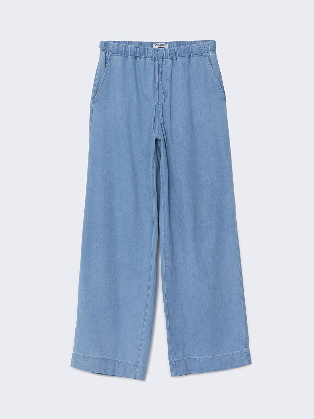 Elastic Waist Wide Leg Women's Jeans -S5ED55Z8-311
