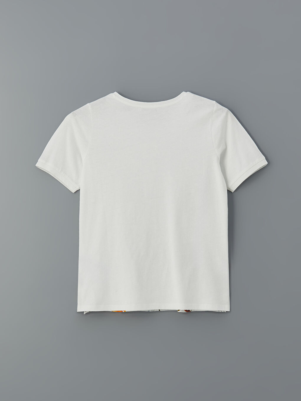 LCW Grace Crew Neck Floral Women's T-Shirt -S5ED70Z8-FE8