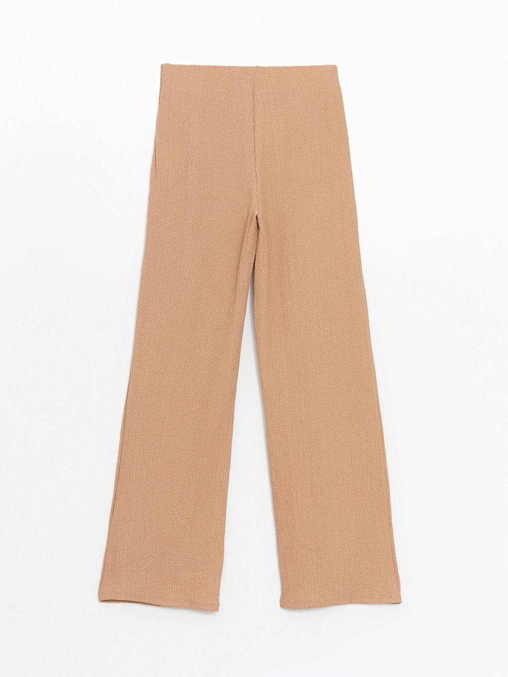Elasticated Waist Textured Women's Trousers -S5ED72Z8-FJZ