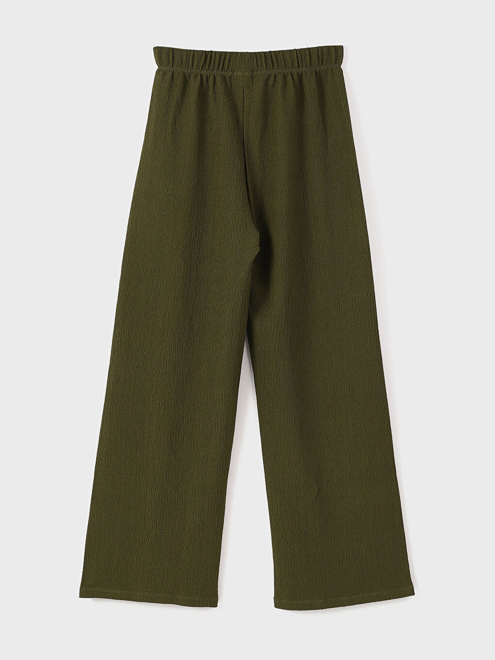 Elasticated Waist Textured Women's Trousers -S5ED74Z8-H0E