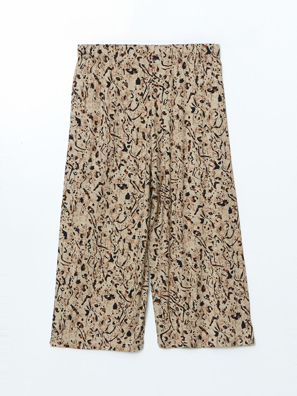 LCW Grace Elasticated Waist Floral Women's Capri -S5ED77Z8-LQA