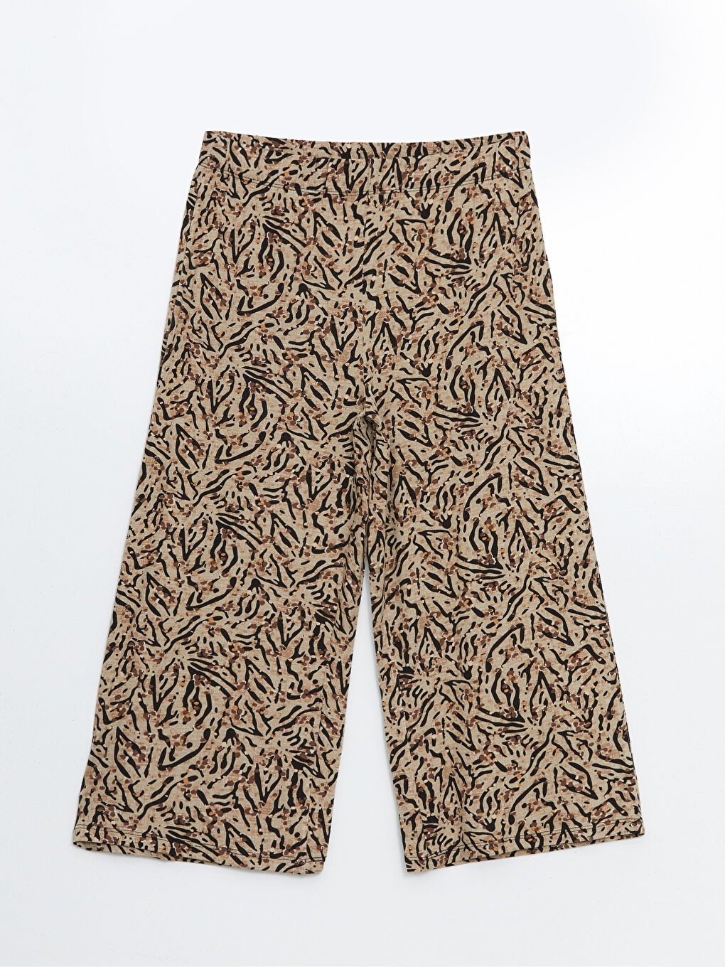 Elastic Waist Floral Women’S Capris -S5ED77Z8-LQB