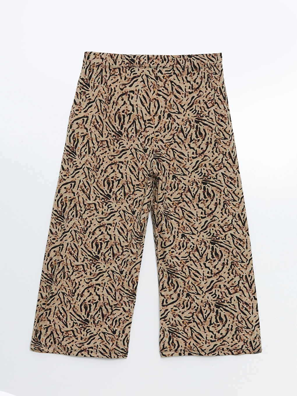 Elastic Waist Floral Women’S Capris -S5ED77Z8-LQB