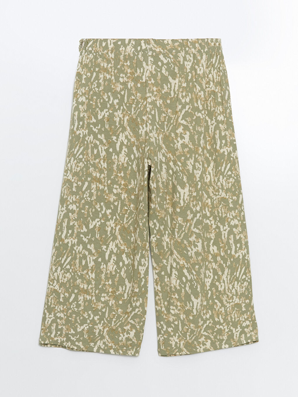 Women's Capri with Elastic Waist Pattern -S5ED77Z8-LRL