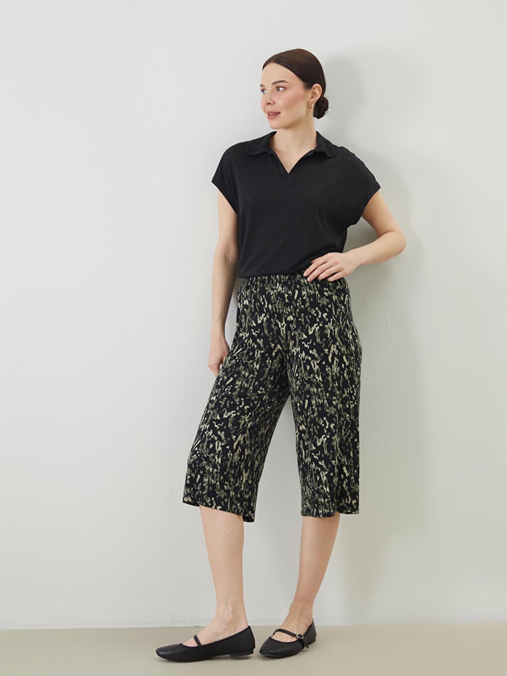 CRNA Kapri pantalone Žene -S5ED77Z8-SW8