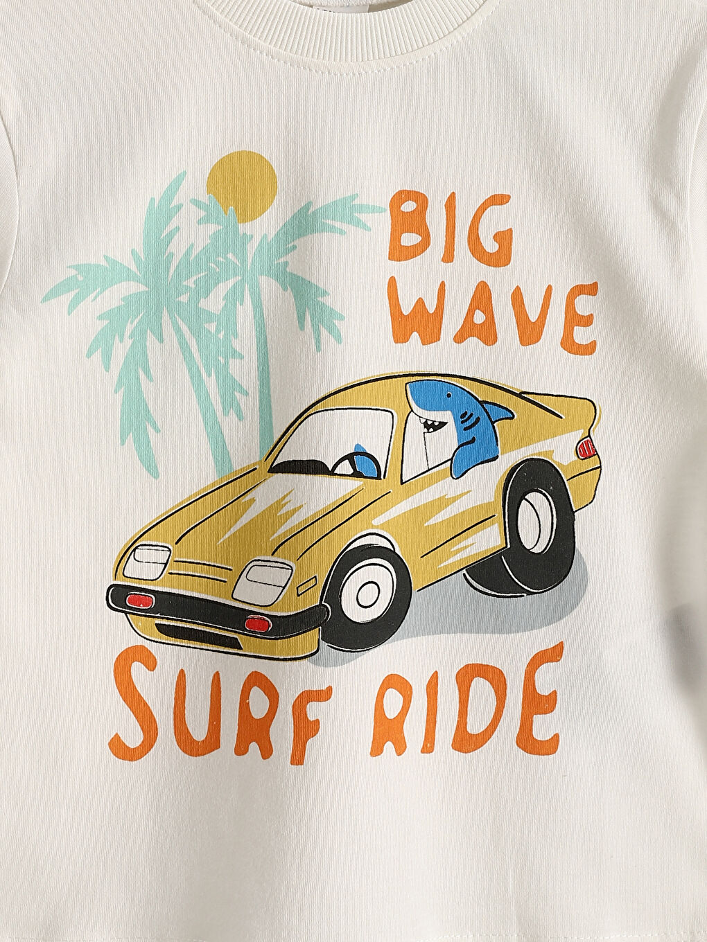 تيشيرت ياقة دائرية مطبوع للأولاد - مجموعة من 2-5