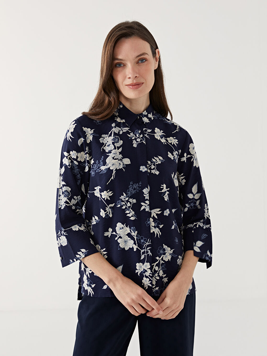 Regular Fit Women's Shirt -S5EE10Z8-LSJ