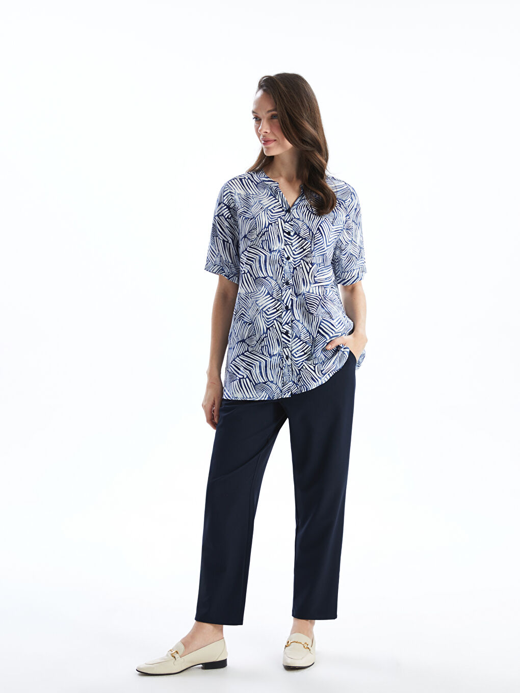 Regular Fit Women's Shirt -S5EE16Z8-LSJ