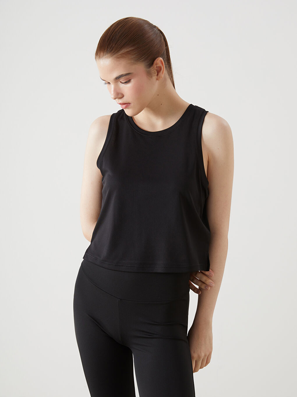 Crew Neck Women's Athletic Tank Top -S5EE37Z8-CVL