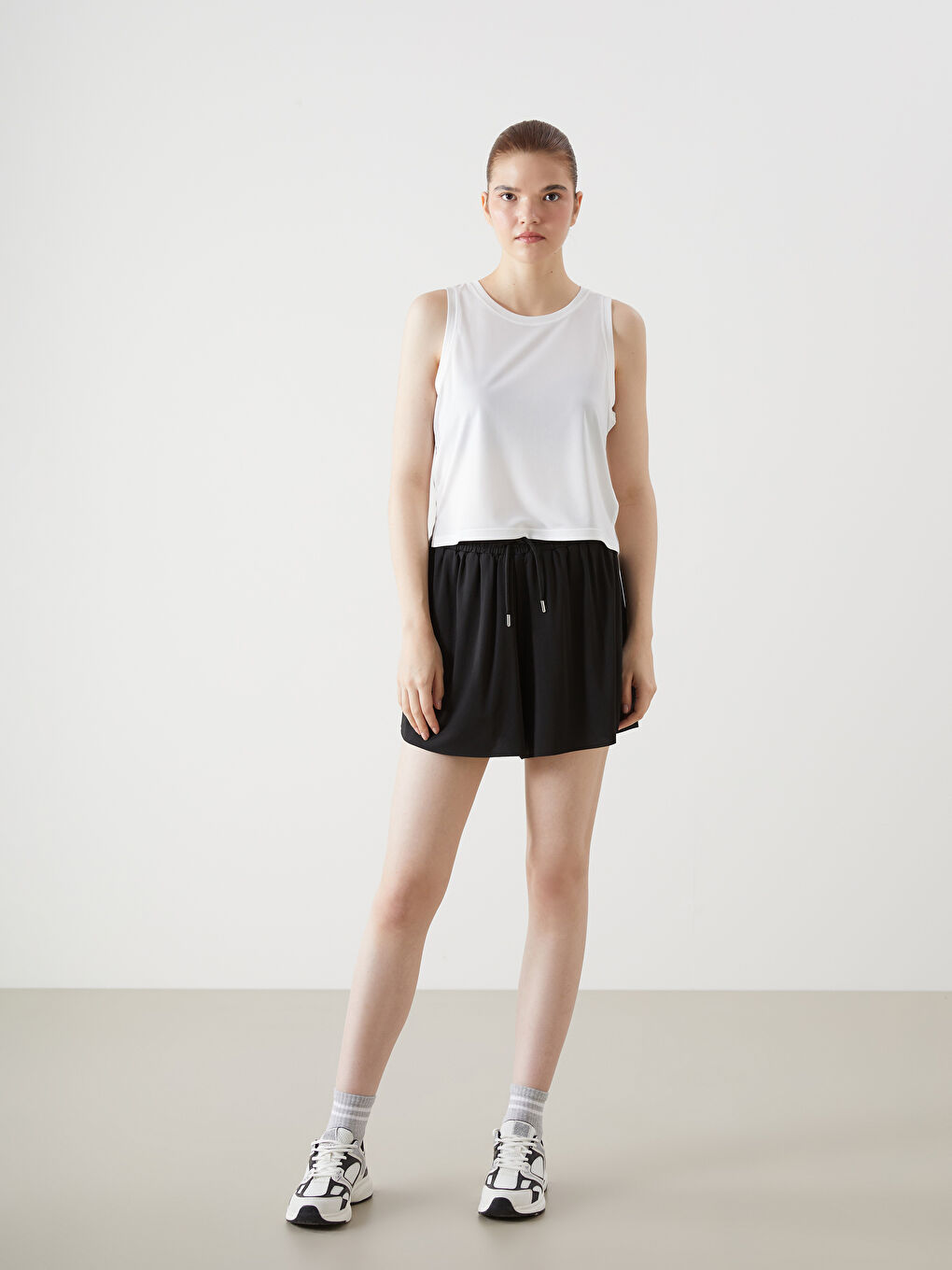 Crew Neck Women's Athletic Tank Top -S5EE37Z8-Q6K