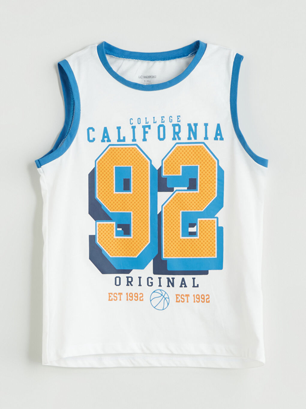 Ekru College California Baskılı Erkek Çocuk Atlet