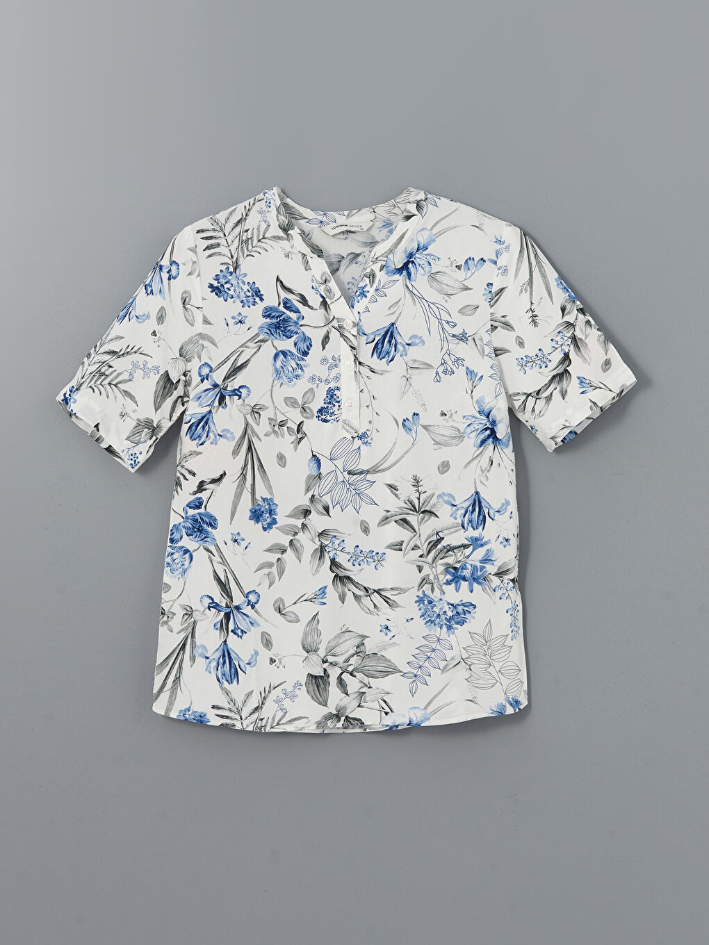 Notch Neck Floral Women's Blouse -S5EE86Z8-LRA