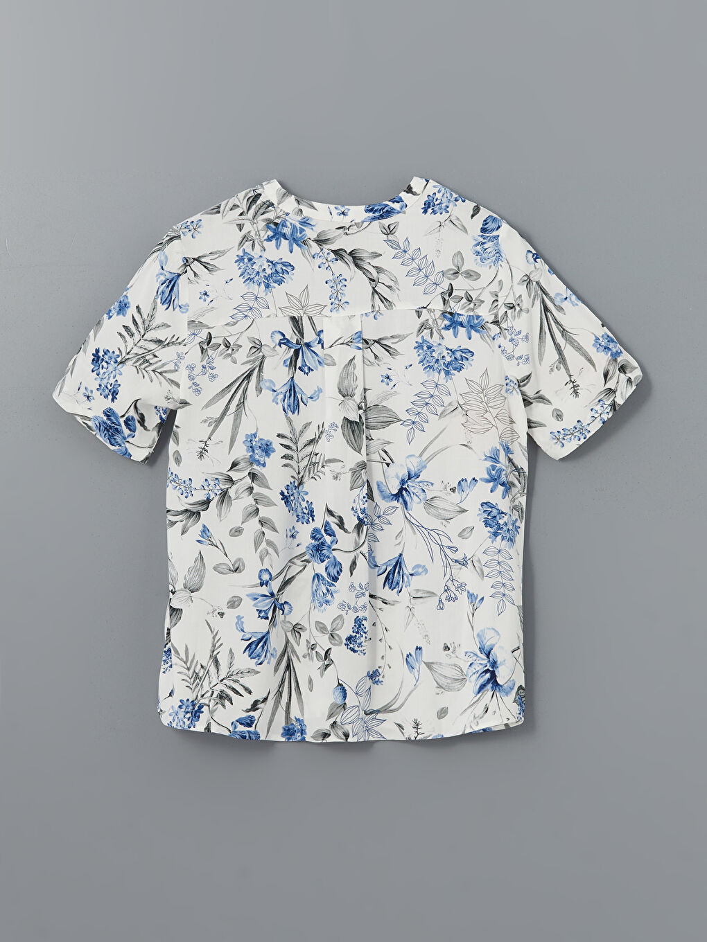 Notch Neck Floral Women's Blouse -S5EE86Z8-LRA
