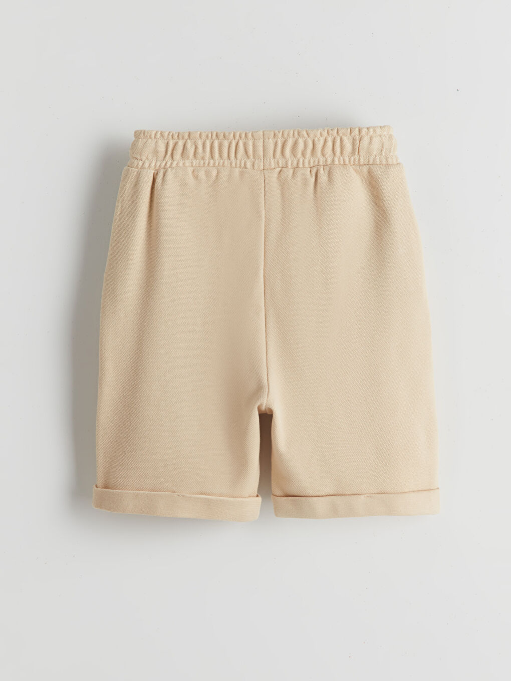Elasticated Waist Boys' Pocketed Pique Shorts -S5EF13Z1-FUP