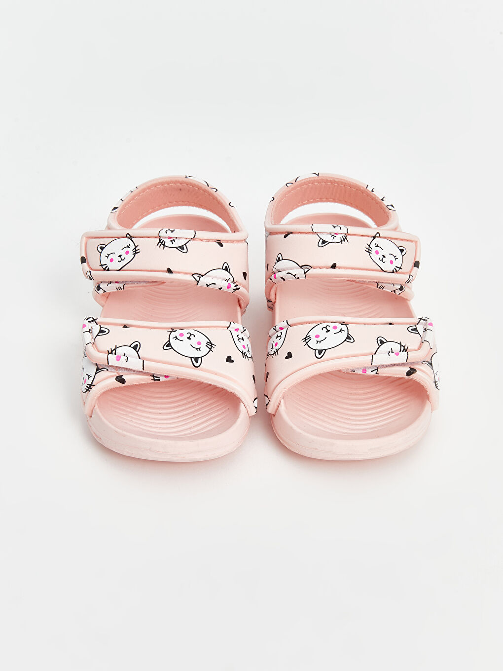 Printed Hook and Loop Closure Baby Girl Sandals -S5EF21Z1-DMQ