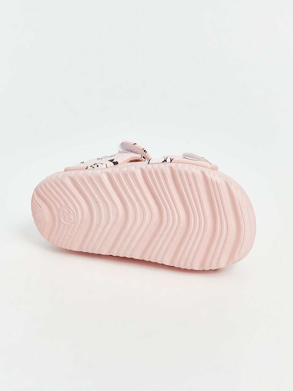Printed Hook and Loop Closure Baby Girl Sandals -S5EF21Z1-DMQ