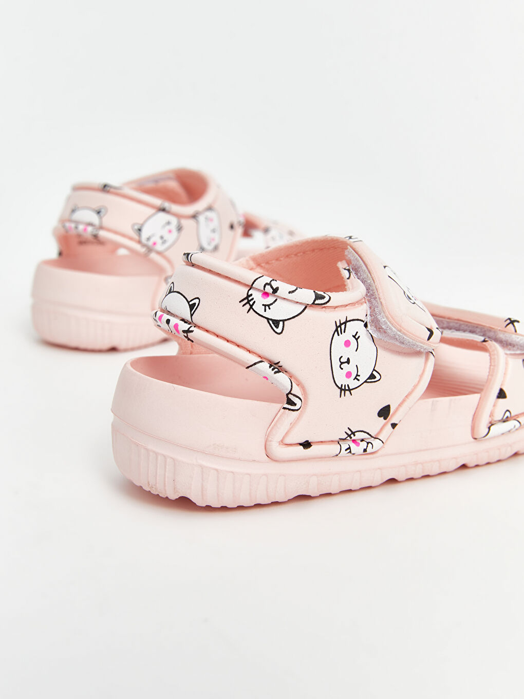 Printed Hook and Loop Closure Baby Girl Sandals -S5EF21Z1-DMQ