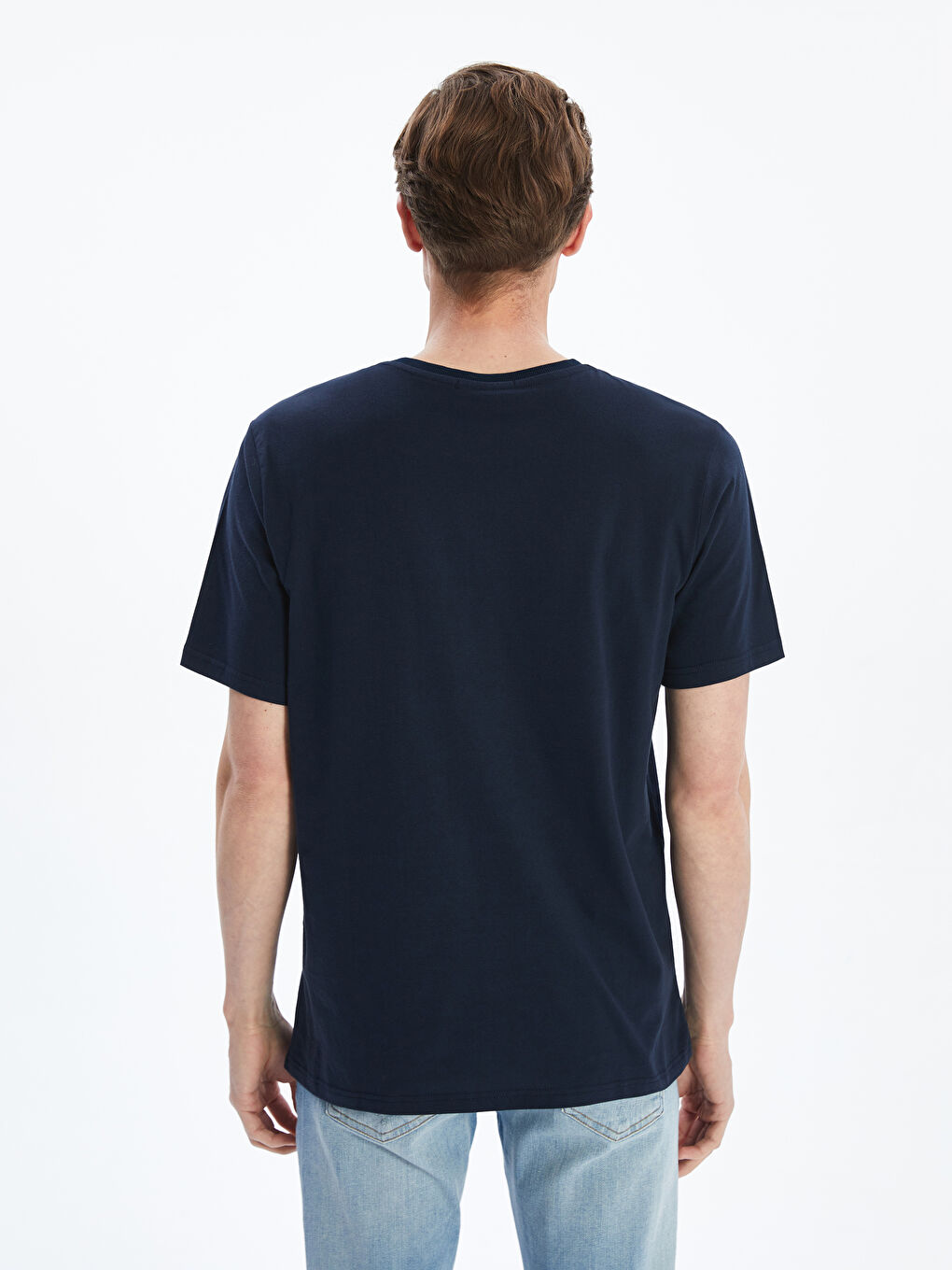 Crew Neck Printed Men's T-Shirt-3