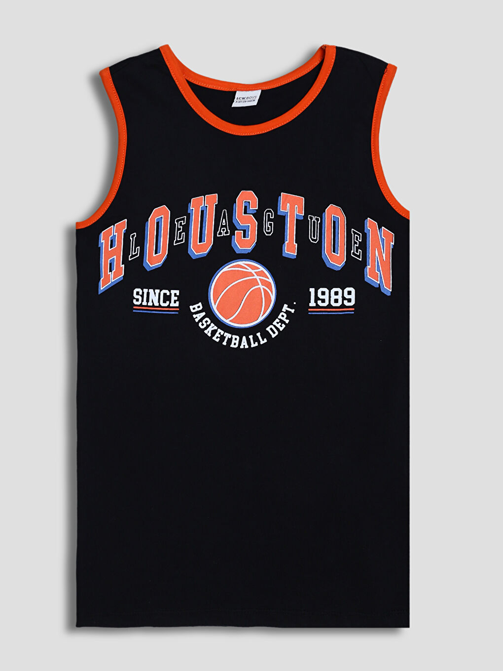 Crew Neck Printed Boys' Vest