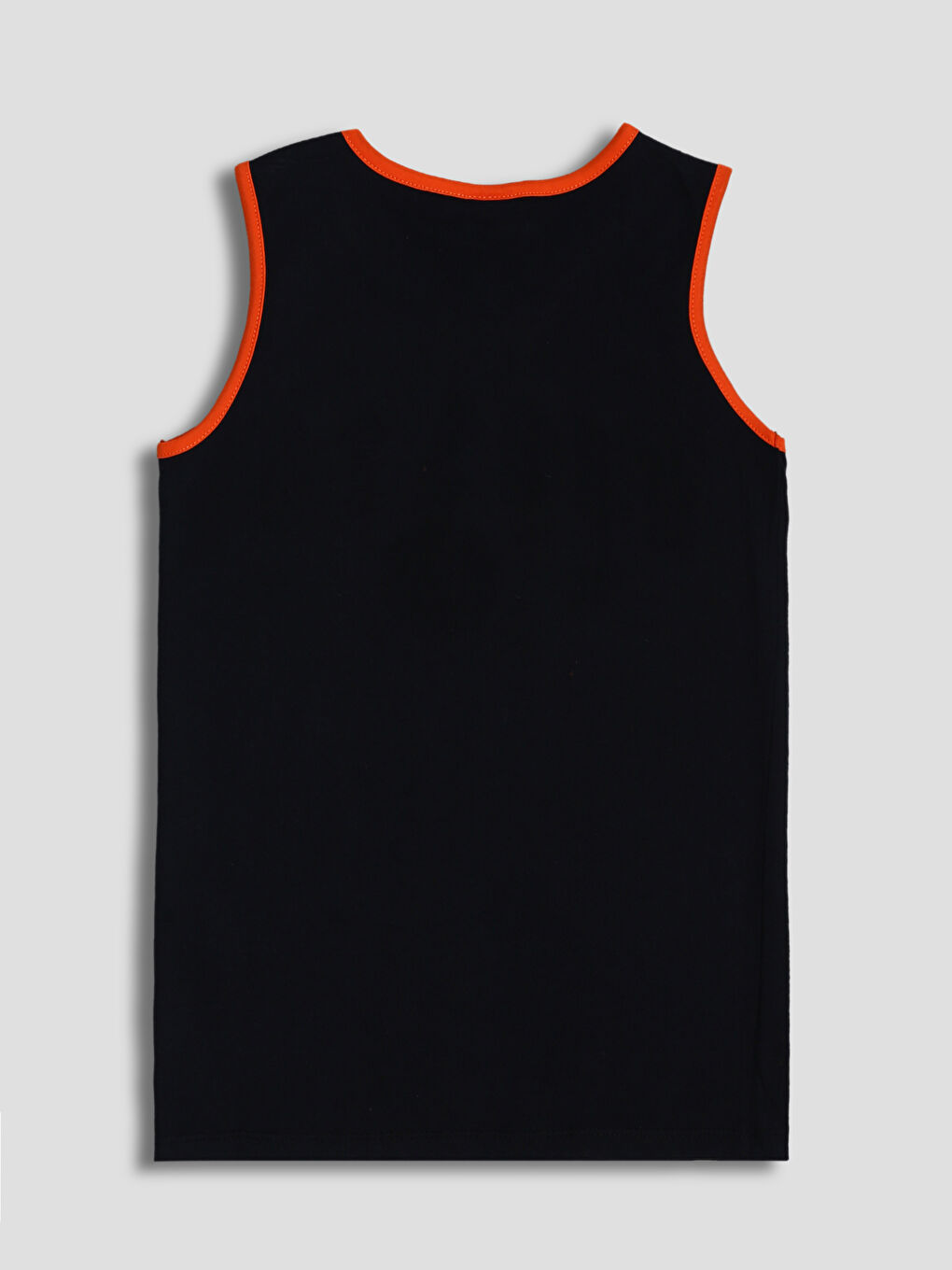 Crew Neck Printed Boys' Vest-1