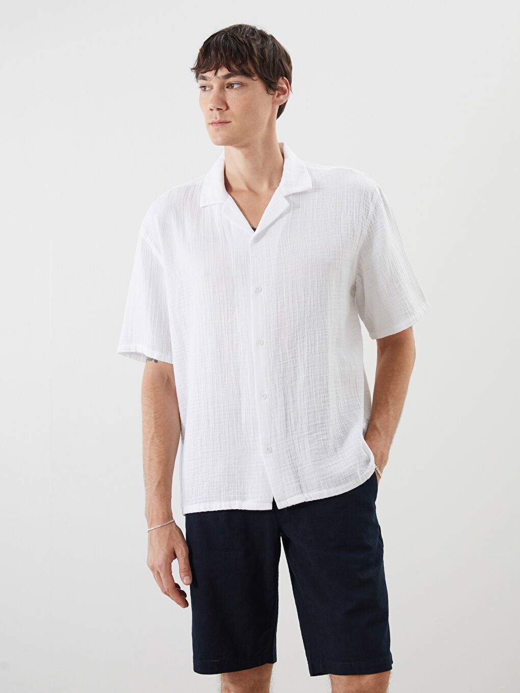 XSIDE Man WHITE Shirt -S5EF75Z8-Q6K