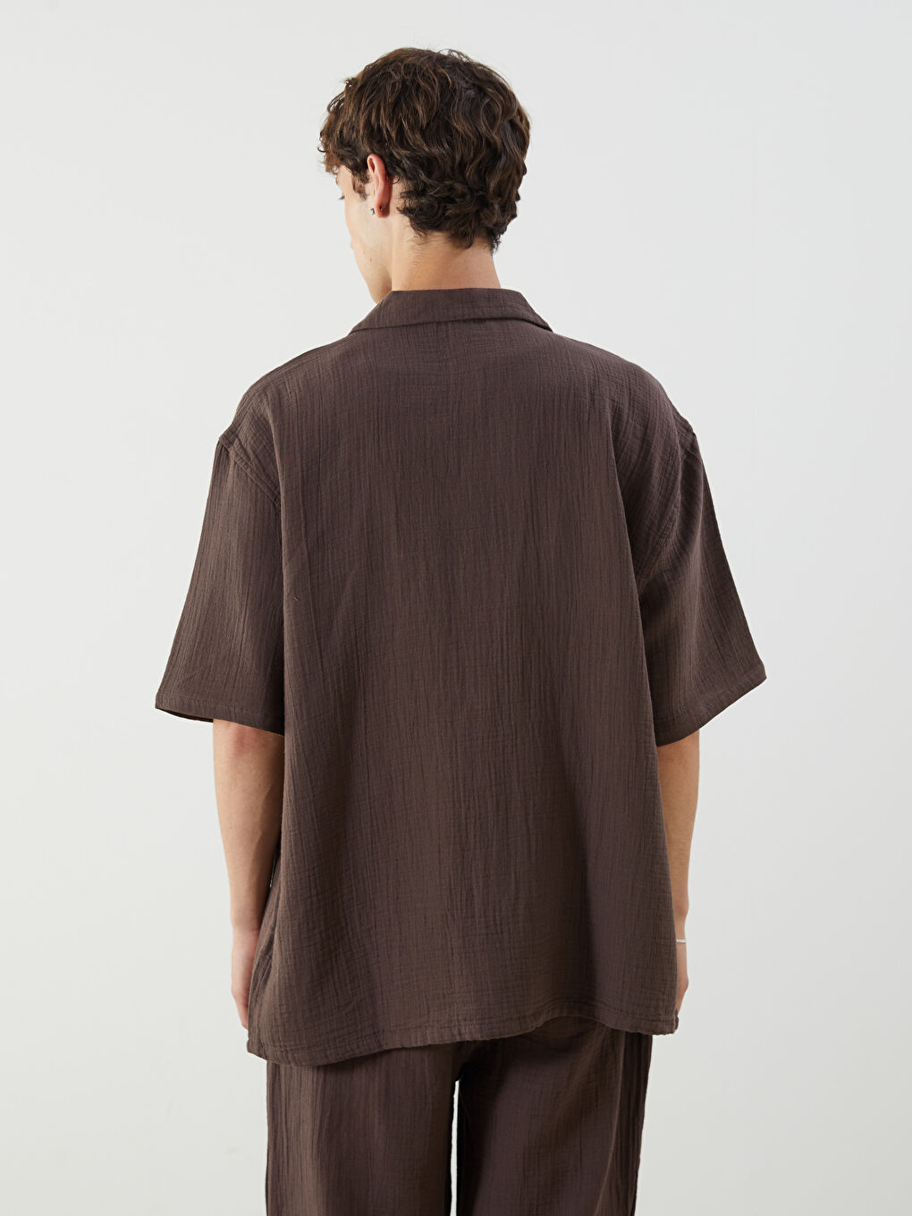Man BROWN Shirt -S5EF75Z8-HEH