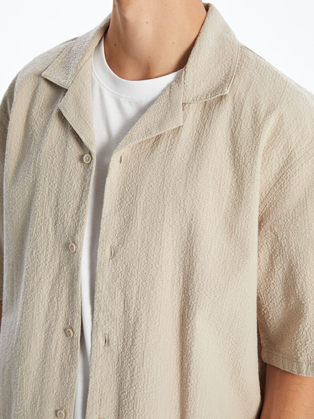 XSIDE Man BEIGE Shirt -S5EF78Z8-HZZ