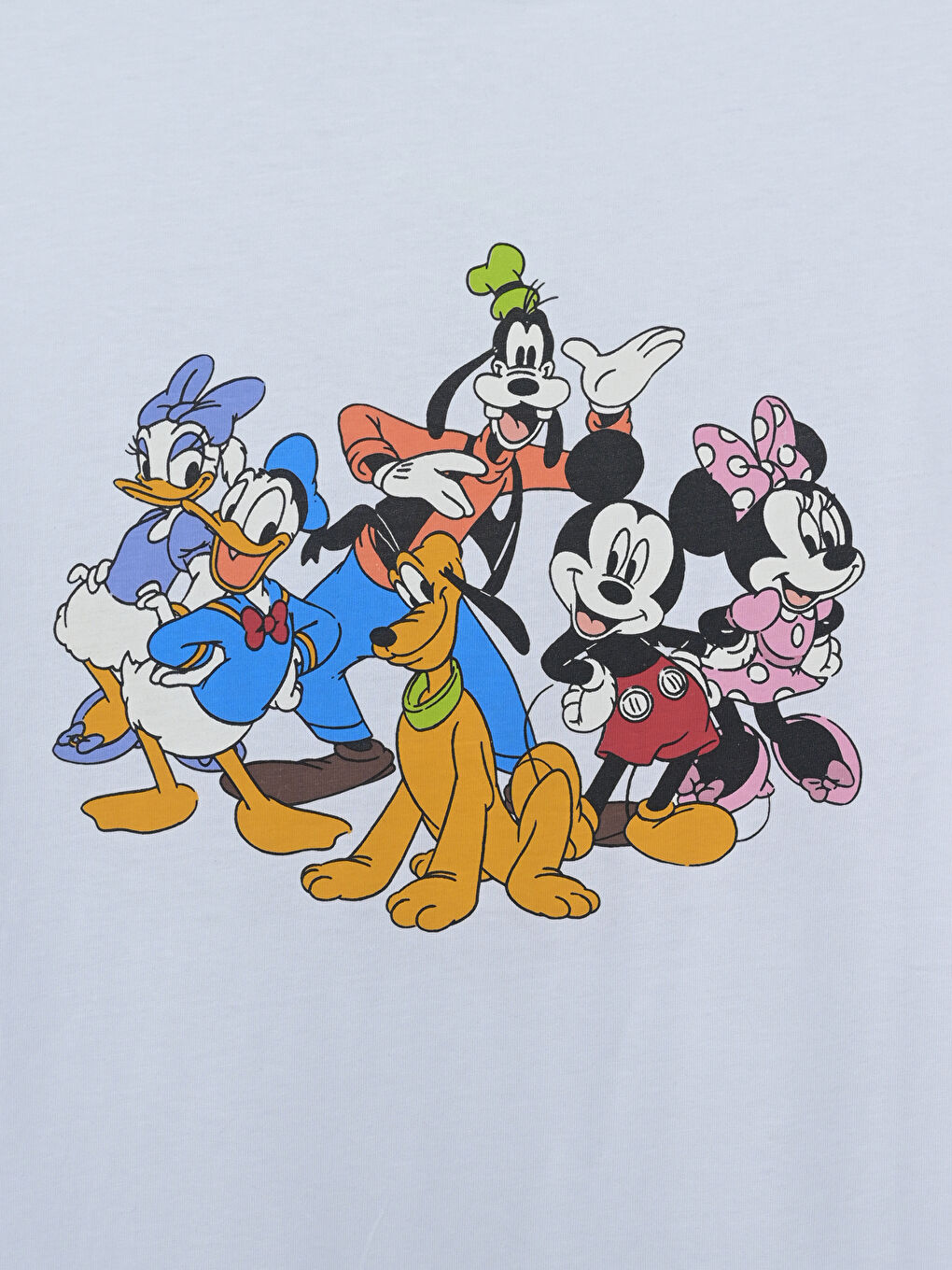 LCW Modest Bisiklet Yaka Mickey ve Arkadaşları Baskılı Kadın Tişört -S5EF87Z8-Q6K