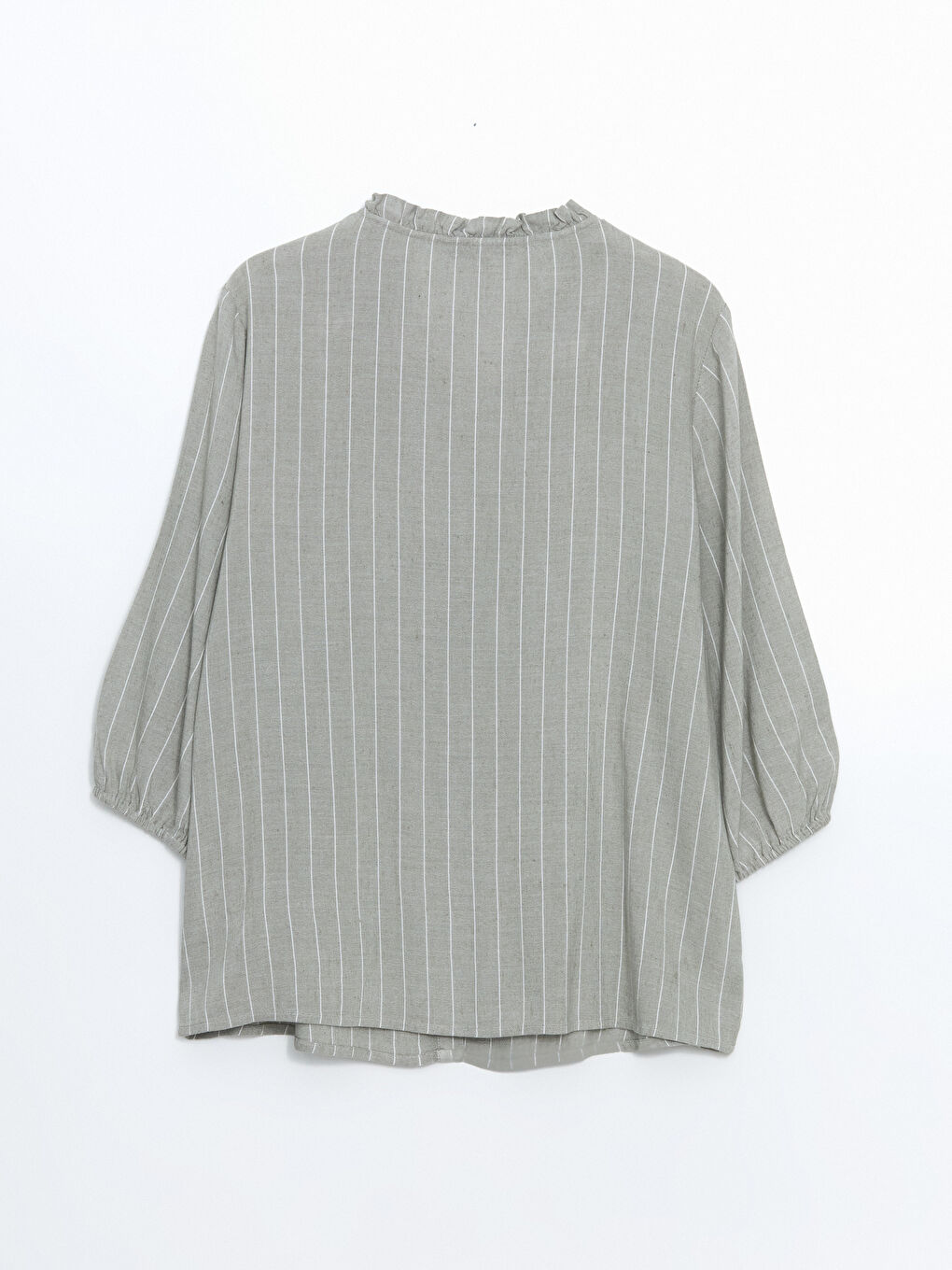 Notch Neck Floral Linen Blend Women's Blouse -S5EF95Z8-LGD