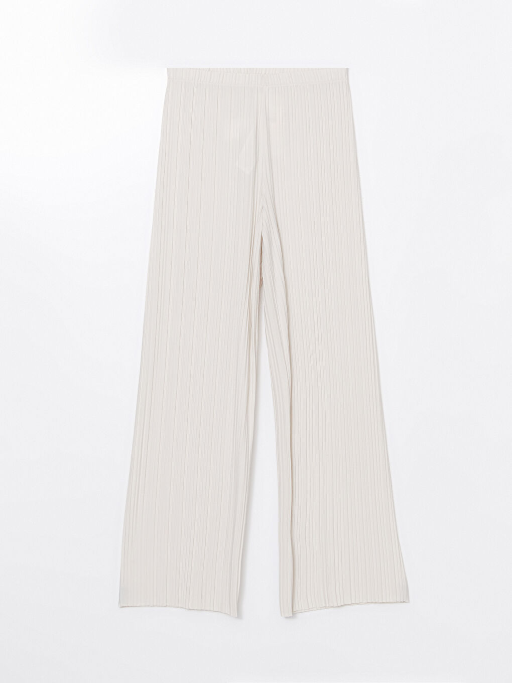 Elasticated Waist Textured Women's Trousers -S5EG22Z8-VF5