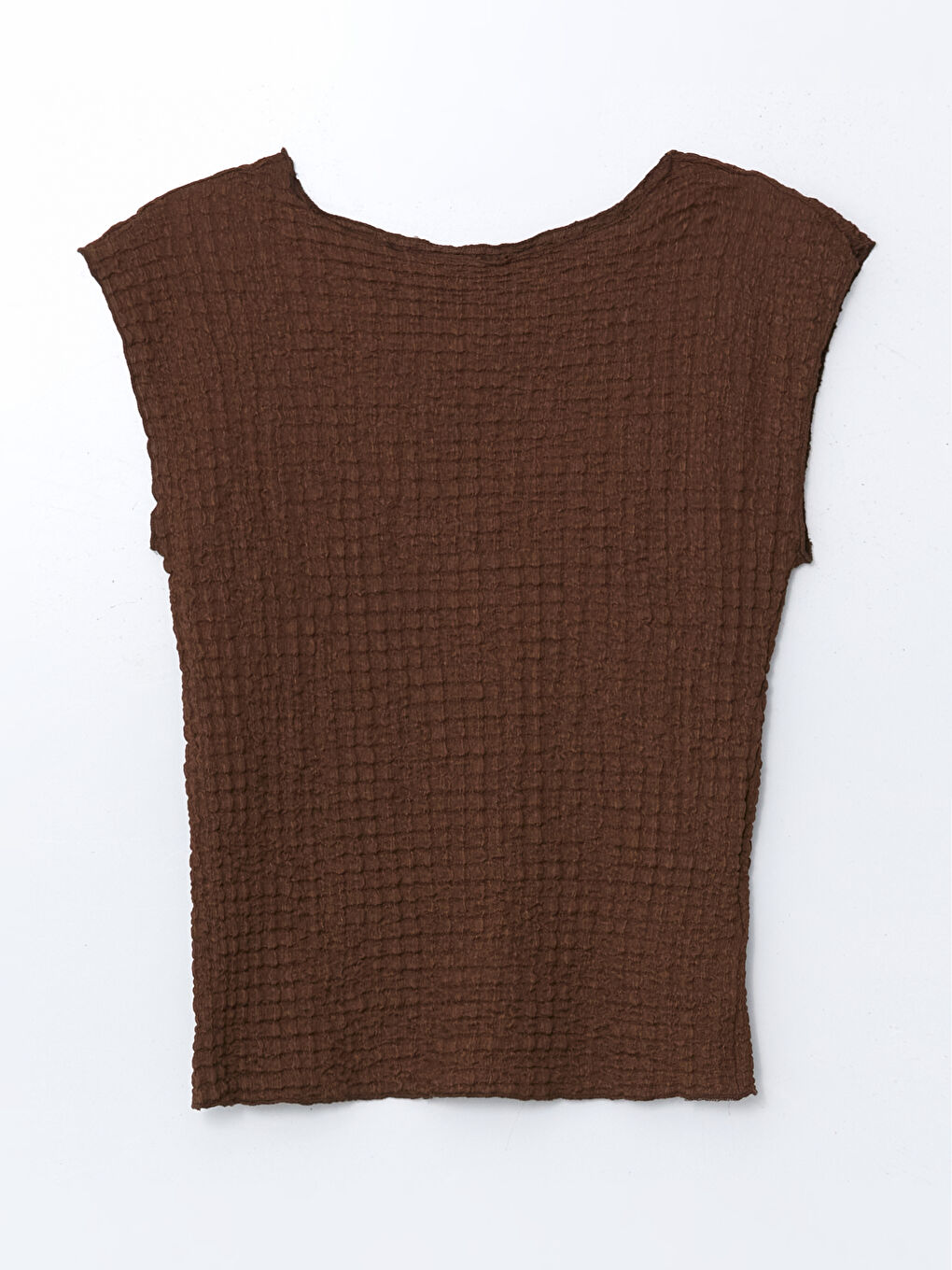 Crew Neck Textured Women's Tank Top -S5EG27Z8-HJZ