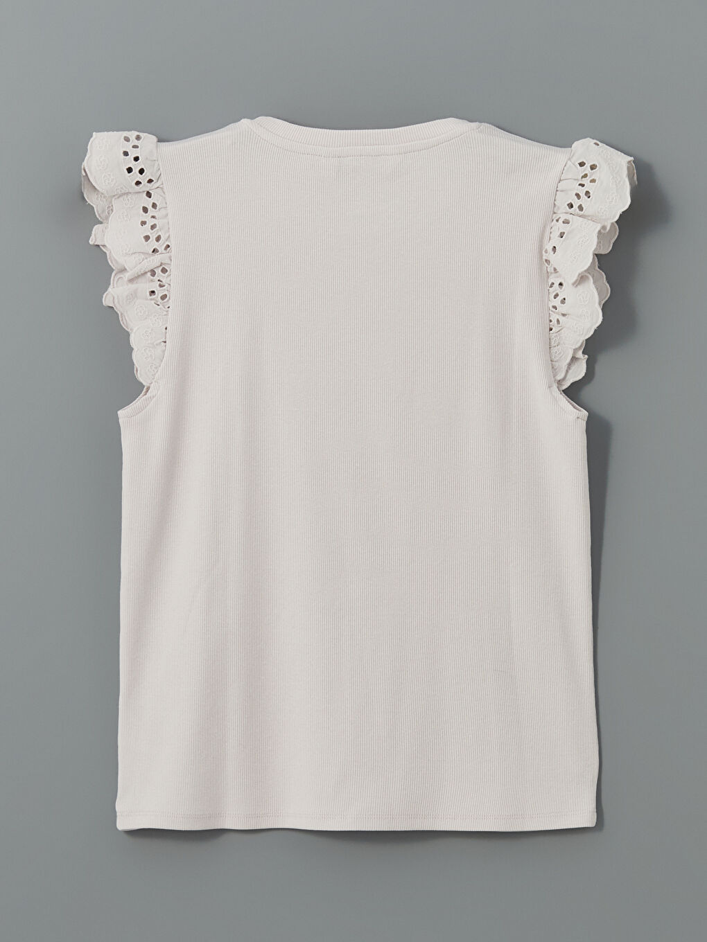 Crew Neck Embroidered Women's Tank Top -S5EG30Z8-FZQ