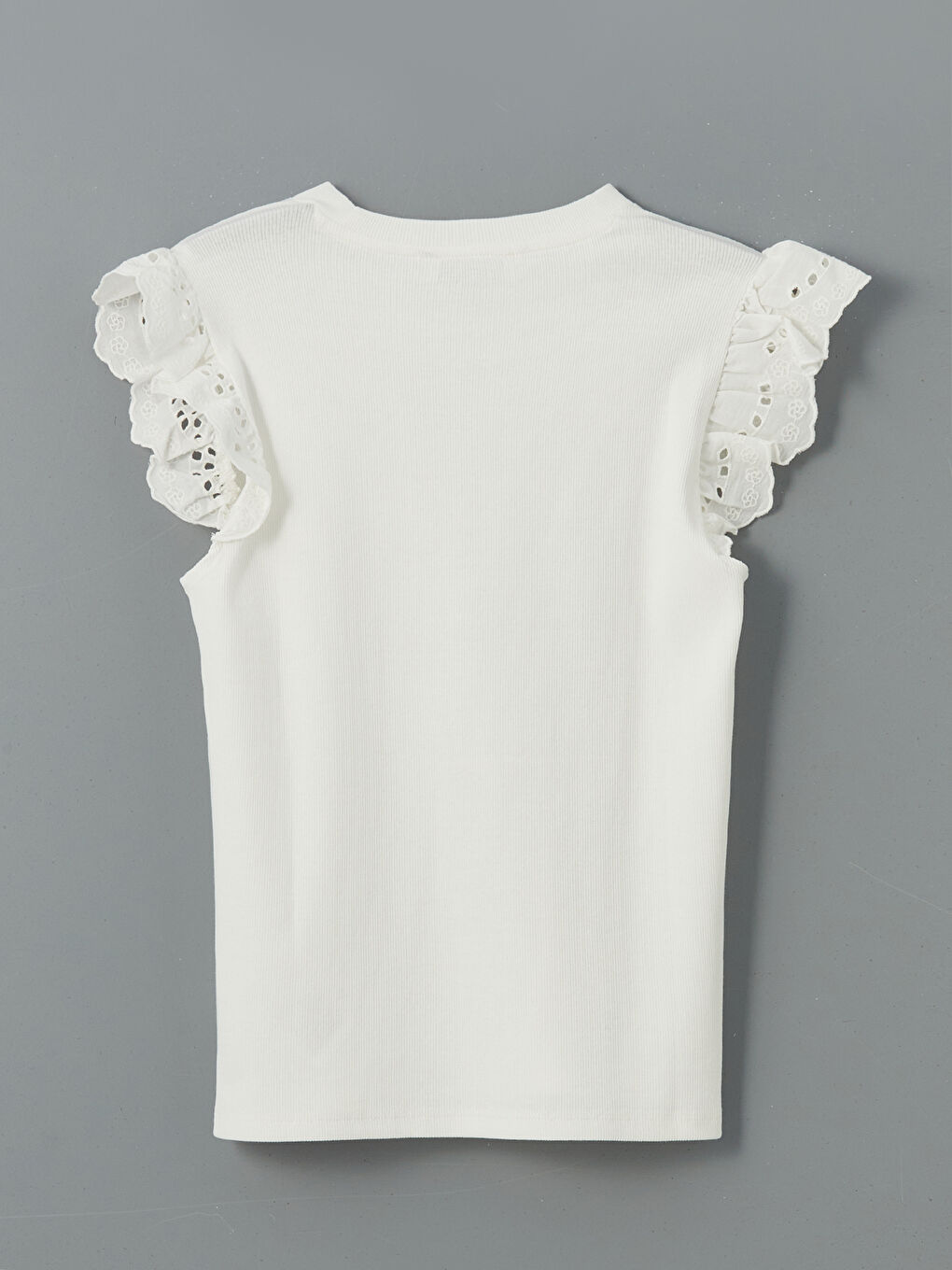 Crew Neck Embroidered Women's Tank Top -S5EG30Z8-R9J