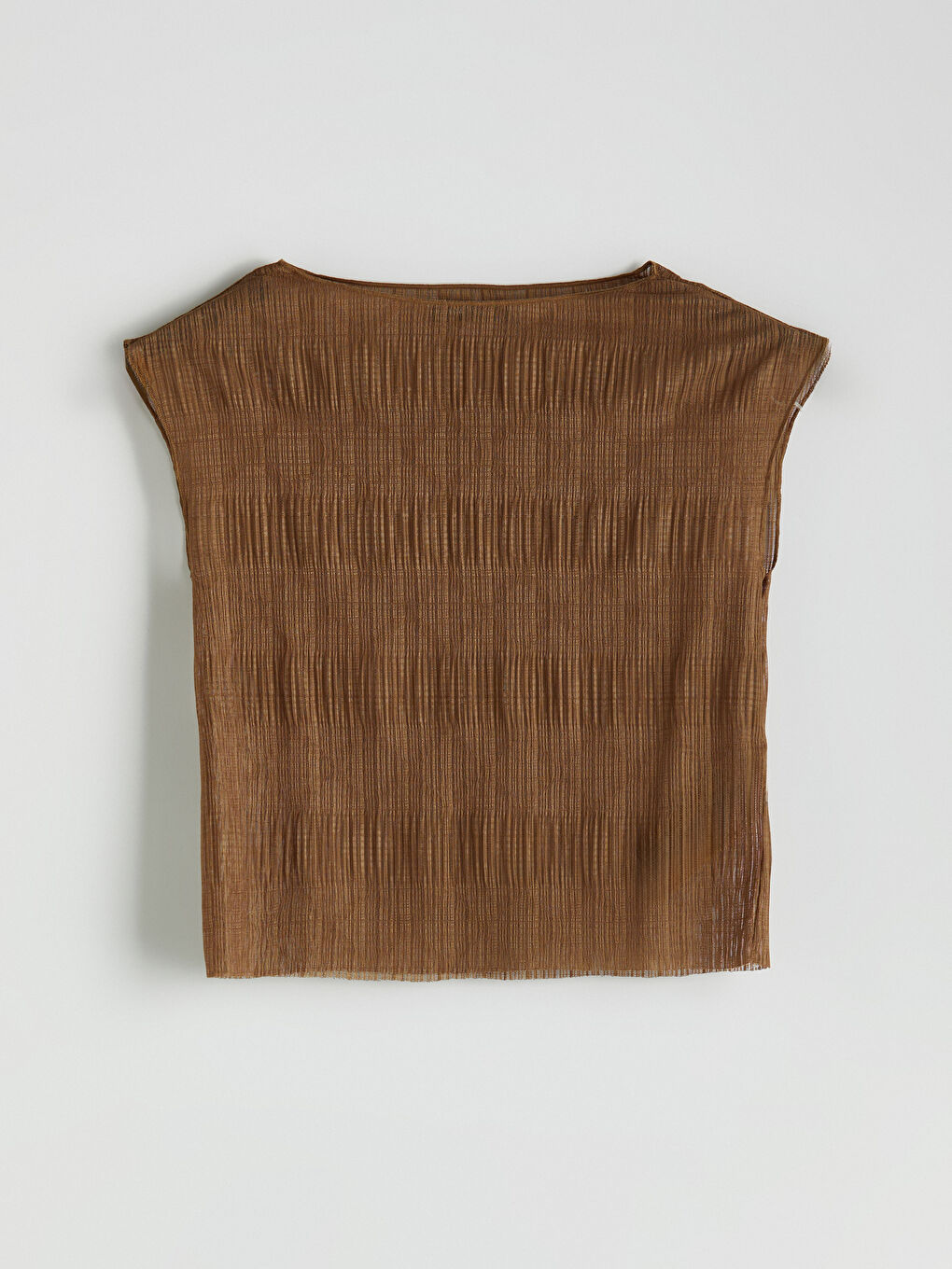 Haki Kayık Yaka Dokulu Bluz-4