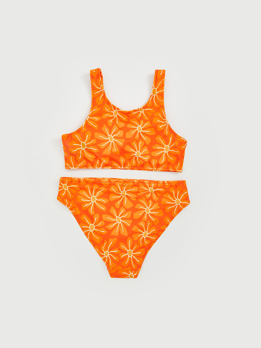 LCW Kids Quick-Dry UV Protective Girls' Bikini -S5EG53Z4-LSR