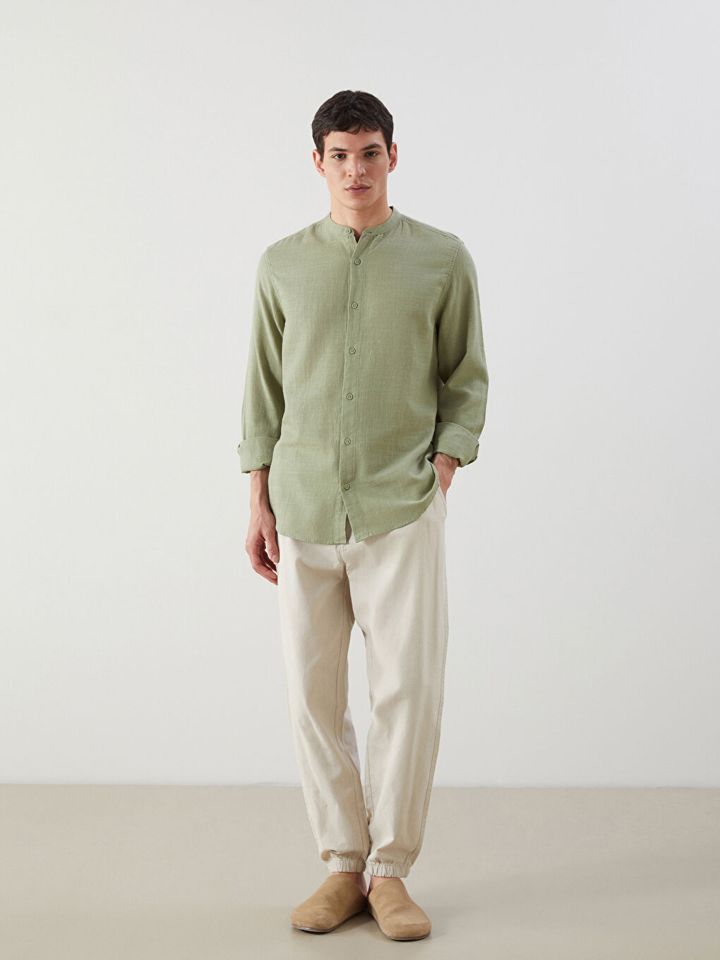Standard Fit Men's Trousers -S5EG66Z8-FWZ