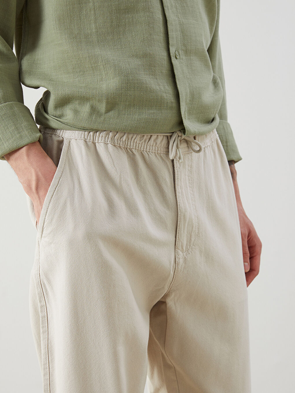 Standard Fit Men's Trousers -S5EG66Z8-FWZ