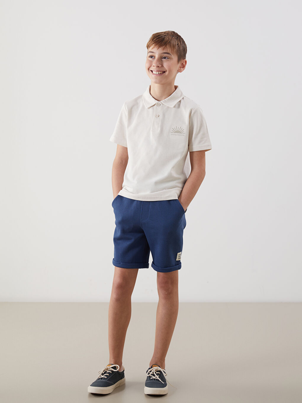 Boys Shorts With Elastic Waist -S5EG70Z4-HSD
