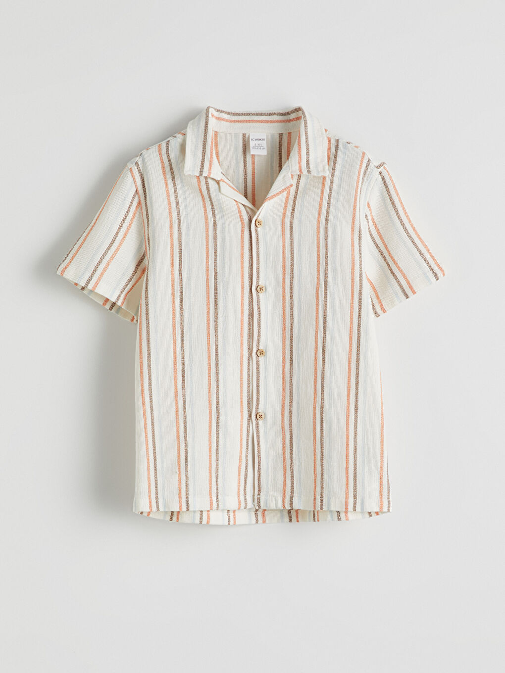 Cotton Striped Boy'S Shirt -S5EG90Z1-LE4