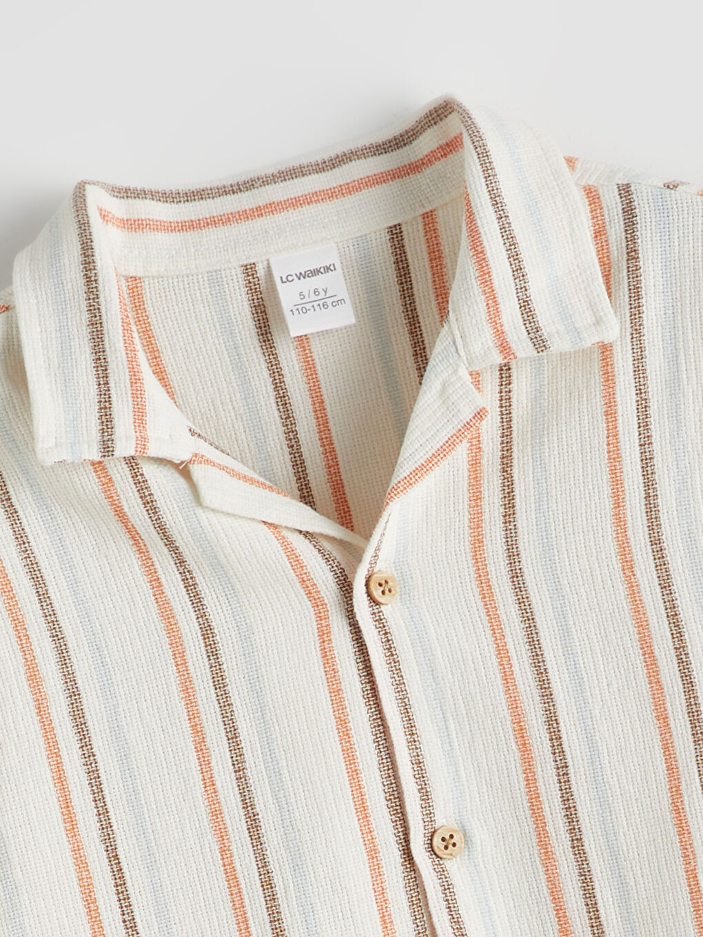 Cotton Striped Boy'S Shirt -S5EG90Z1-LE4