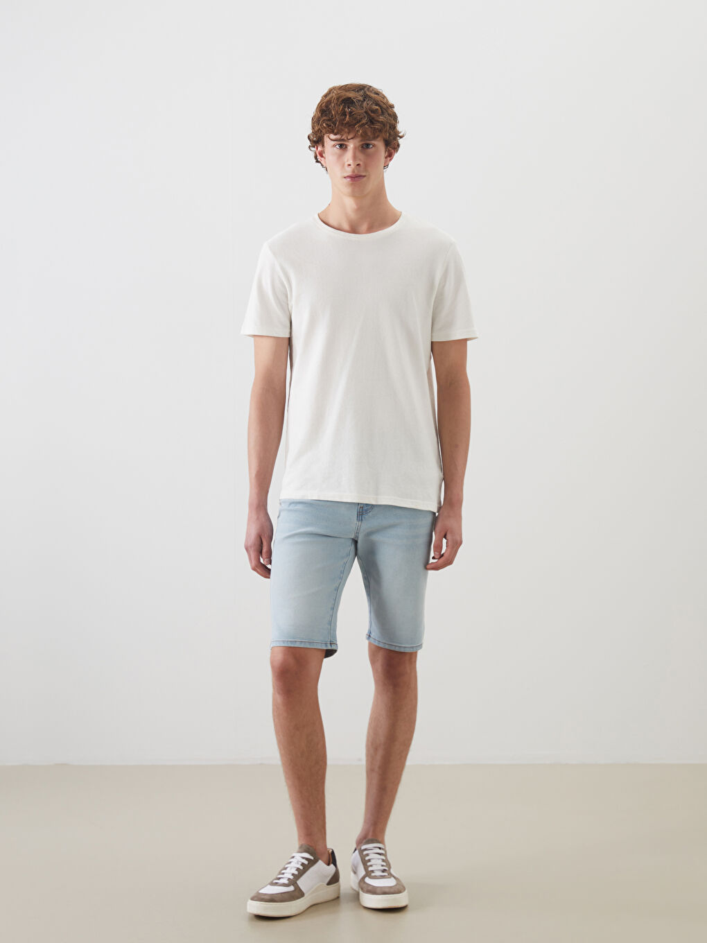 Slim Fit Men's Denim Shorts -S5EH13Z8-311