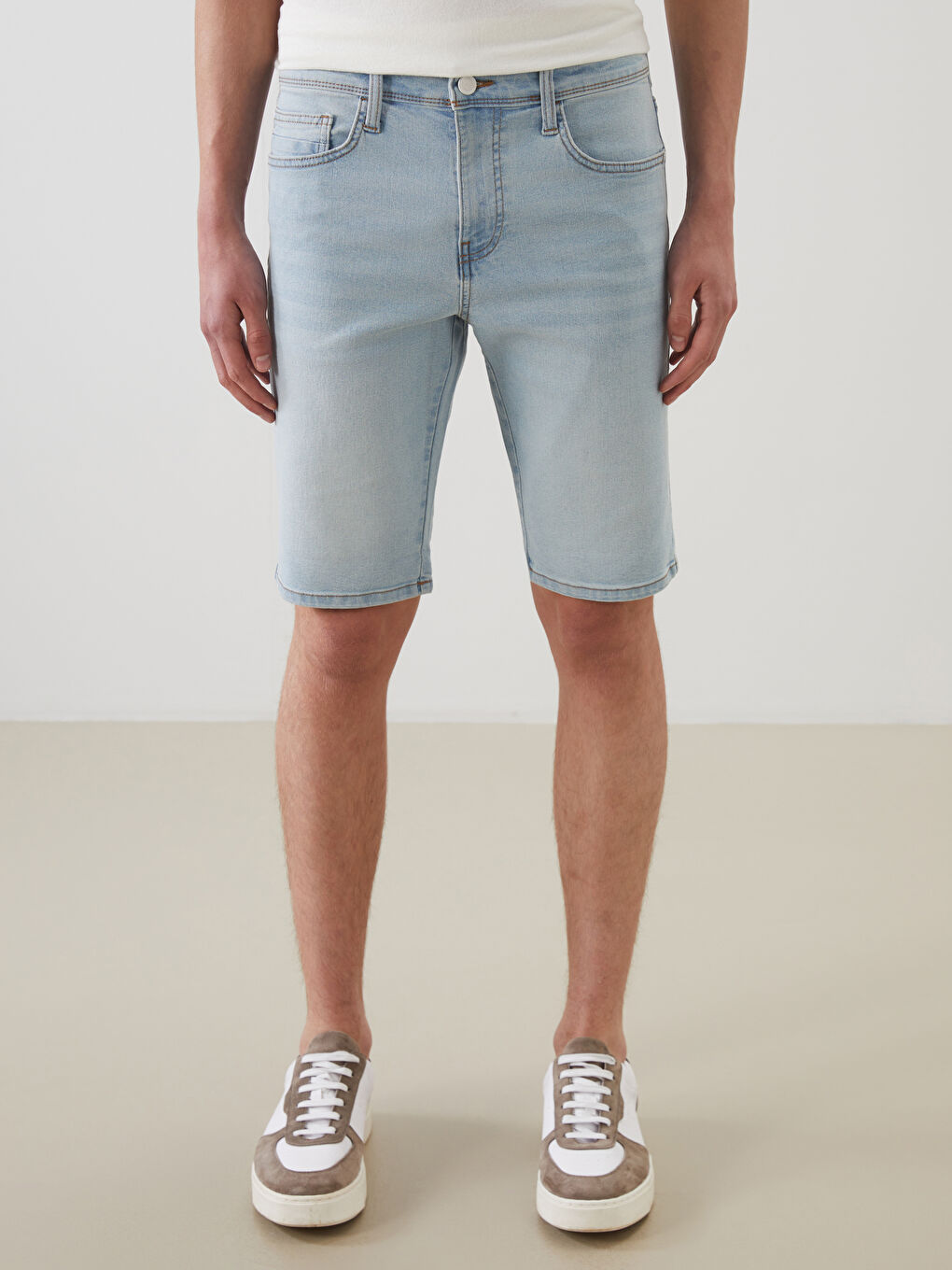 Slim Fit Men's Denim Shorts -S5EH13Z8-311