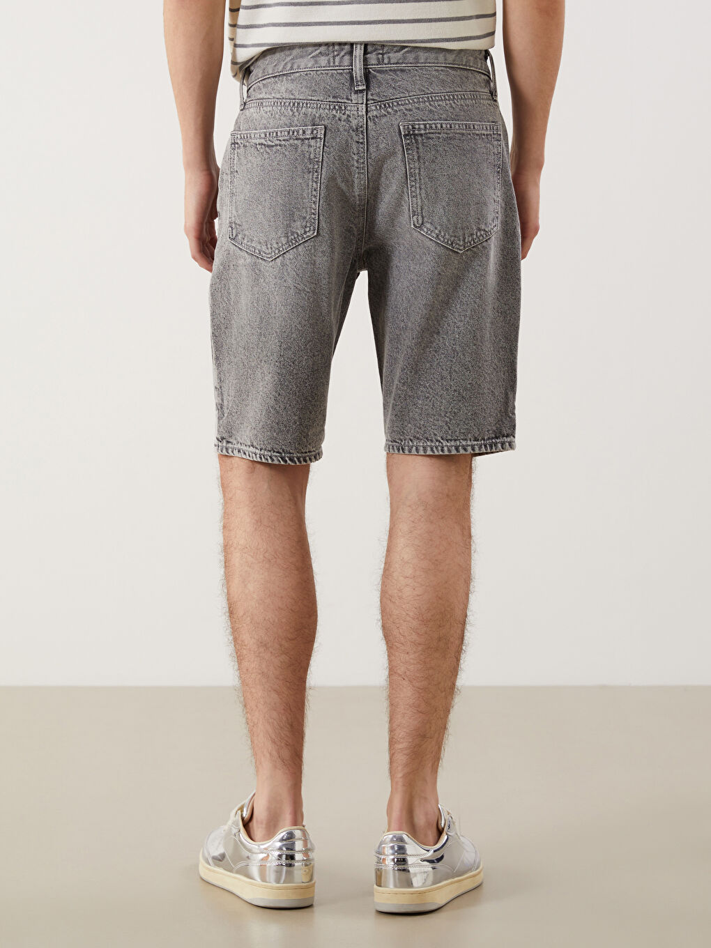 LCW Jeans Standart Kalıp Erkek Jean Şort -S5EH19Z8-GRD