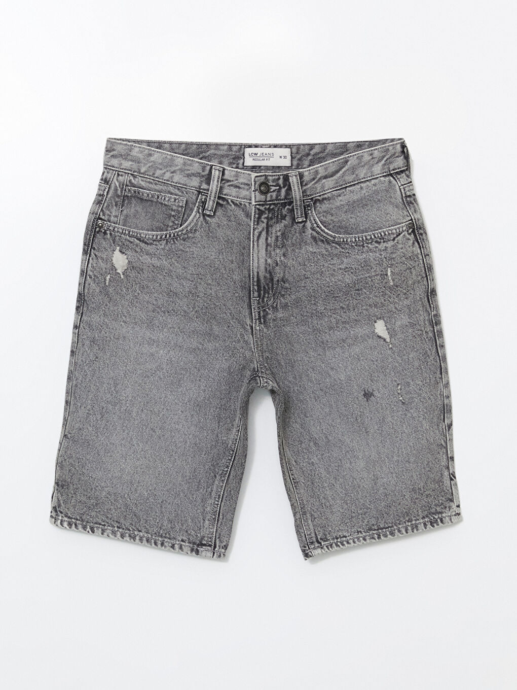 LCW Jeans Standart Kalıp Erkek Jean Şort -S5EH19Z8-GRD