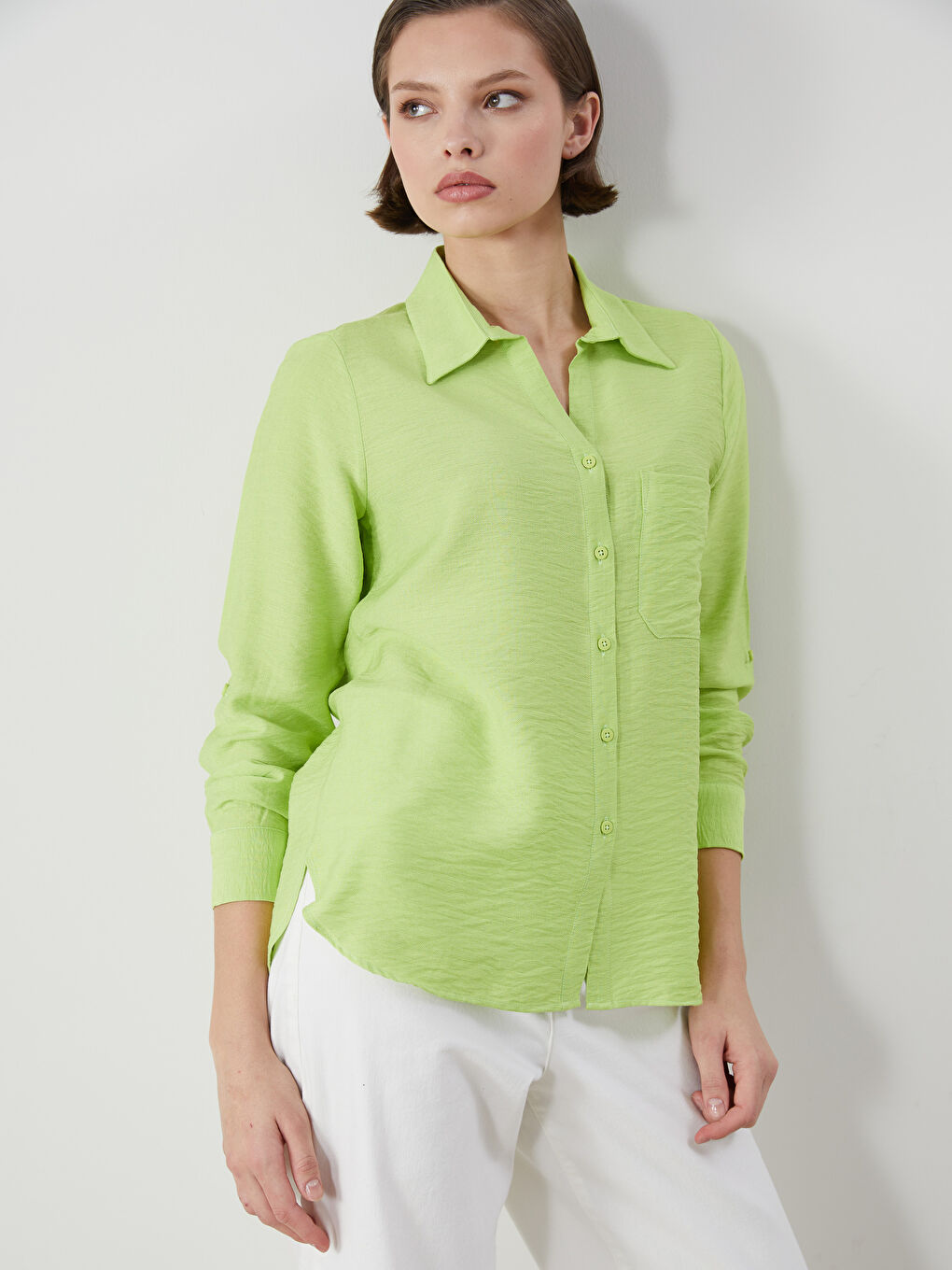 Regular Fit Women's Shirt -S5EH35Z8-FVH