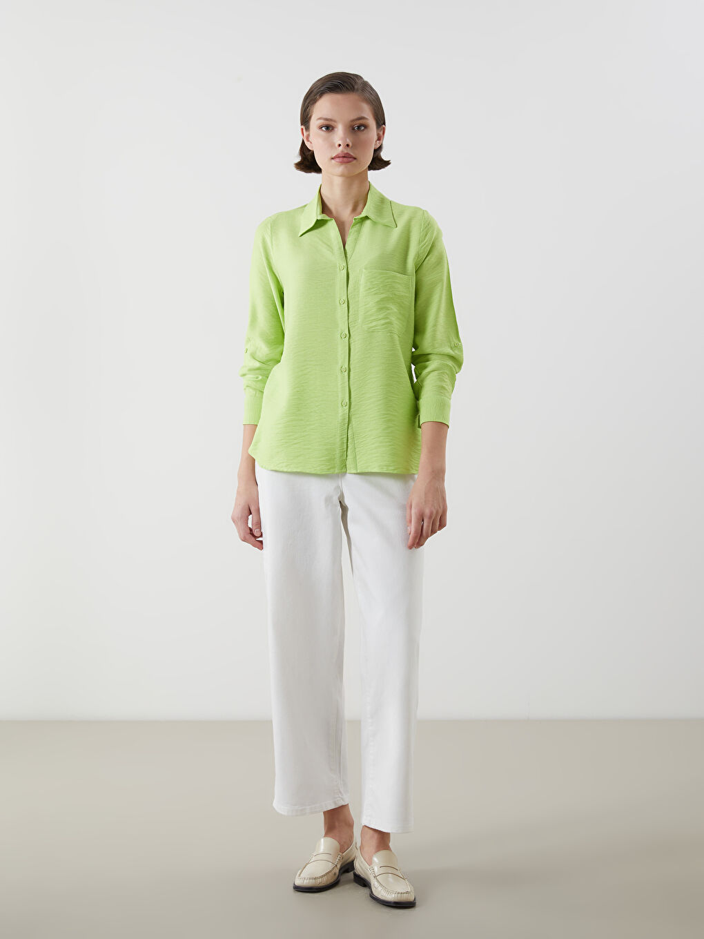 Regular Fit Women's Shirt -S5EH35Z8-FVH