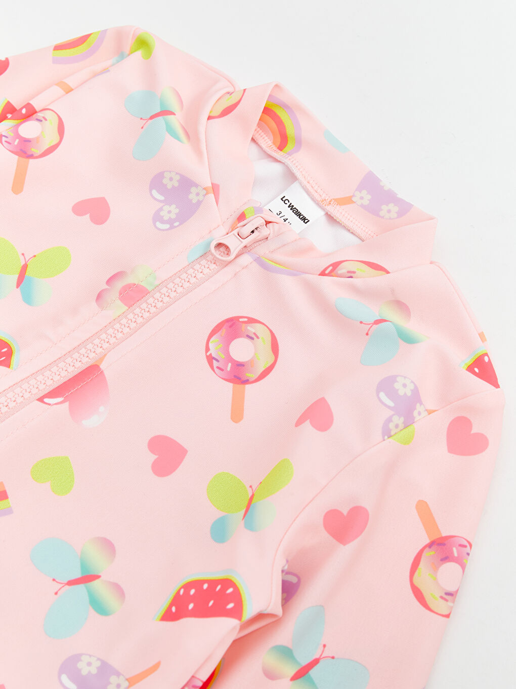 Printed Shorts Girls' Swimsuit-2