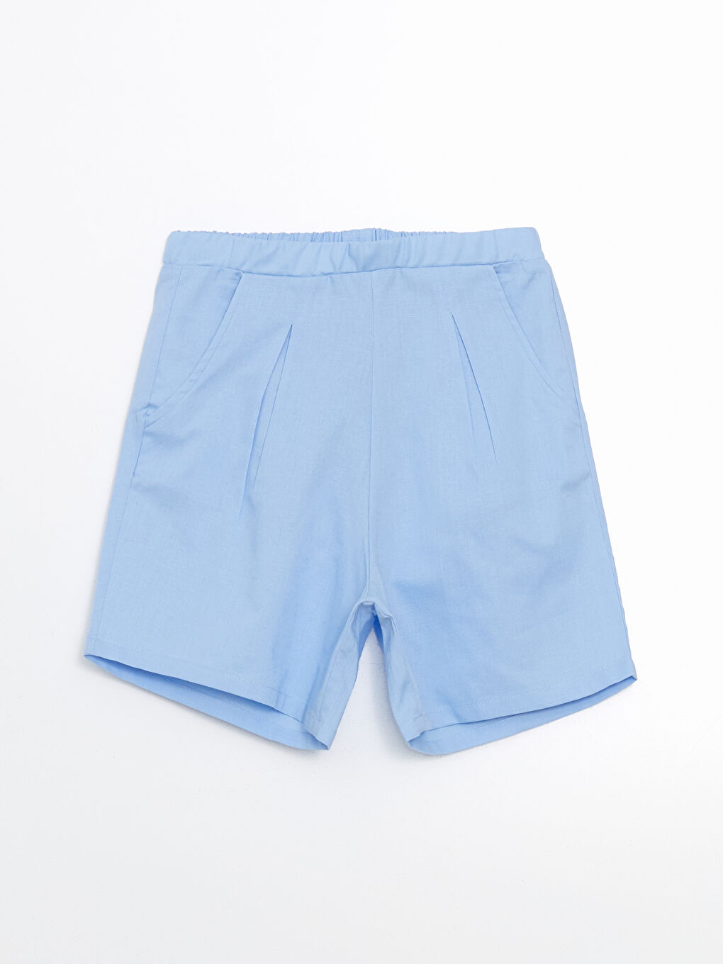 Cotton-Blend Girl'S Blouse And Shorts Set -S5EH73Z4-YTE