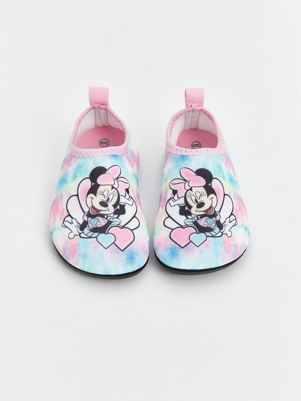 Minnie Mouse Printed Girls' Aqua Shoes -S5EH84Z4-F9C